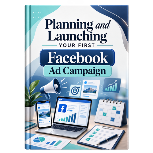 Planning and Launching Your First Facebook Ad Campaign ebook cover